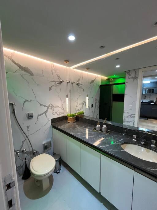 Lindo Apartamento Para Familia Ondina Apart Hotel Salvador Bagian luar foto