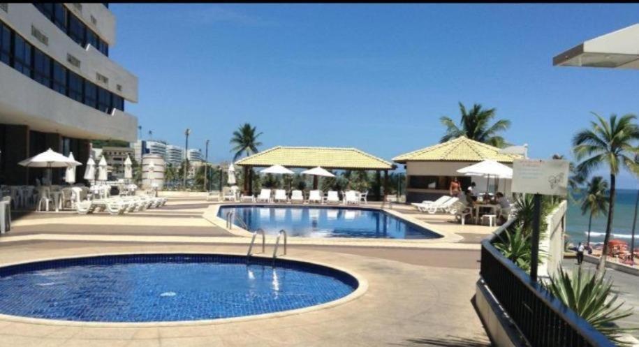 Lindo Apartamento Para Familia Ondina Apart Hotel Salvador Bagian luar foto